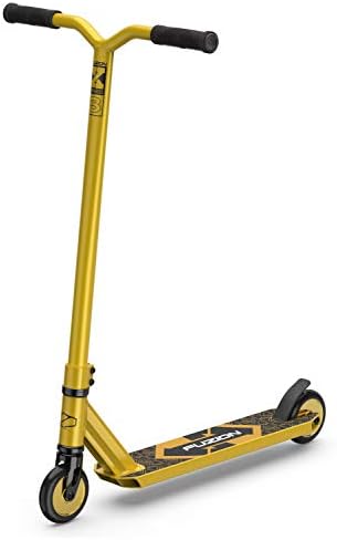 Fuzion Pro Scooters - Stunt Scooter for Kids 8 Years and Up - Perfect for Beginners Boys and Girls - Best Trick Scooter for BMX Freestyle Tricks (2018 Gold)