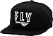 FLY Racing Adult Skyline Hat (Black/White, One Size Fits Most)