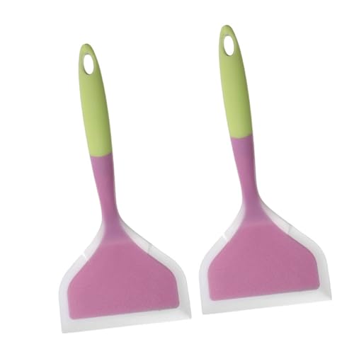 AMISENK Espátula de silicona resistente con boca ancha, perfecta para cocineros caseros y entusiastas de la cocina, espátula de silicona para remover