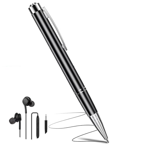 JUSTSTONE Digital Voice Recorder 100 GB, 1600 Stunden Aufnahmekapazität, 360° Surround-Aufnahme, One-Touch Aufnahme, Sprachaktivierung,AI Geräuschunterdrückung, Ideal für Klassenzimmer und Meetings