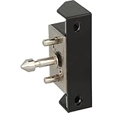 Contenu de la livraison : 1 mini pièce de fermeture compatible avec serrure de porte électrique avec scan, plastique/acier noir