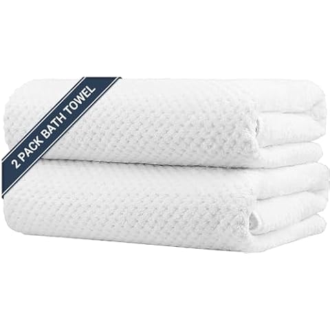 HOMEXCEL Microfiber Bath Towel Set Cover