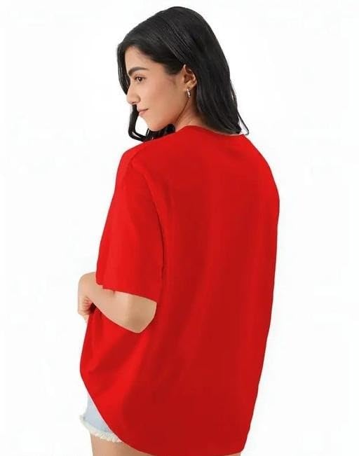 Image of Women Statement Artwork Printed Round Neck Casual T Shirt for Street Look Daily Use