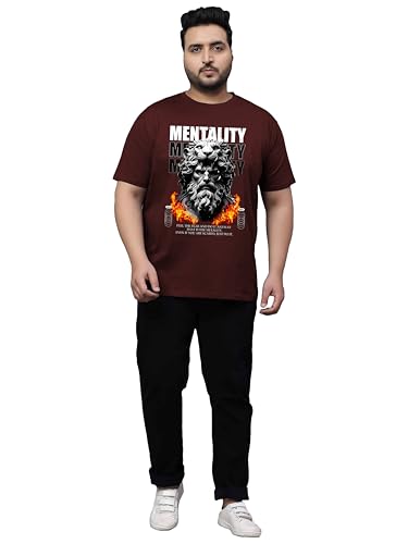 Image of West Gate Clothing Plus Size T-Shirt for Men | Cotton Mens Tshirt XL,2XL,3XL,4XL,5XL | Travel,Adventure T-Shirt | Urban | Mens T-Shirt Combo Pack of 2
