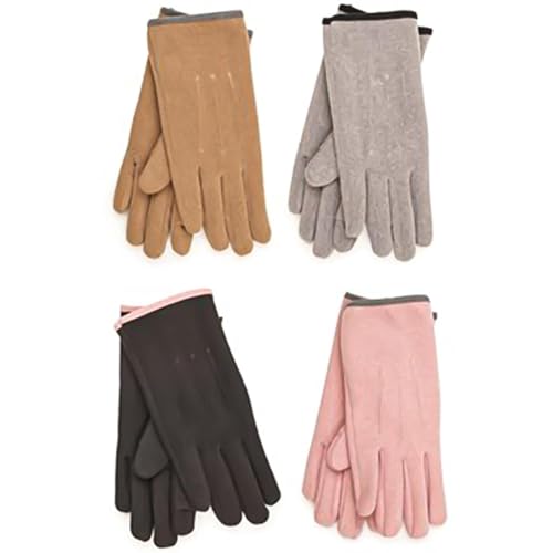 Gants hiver chaud polaire femme contre les mains froides en taille unique extensible
