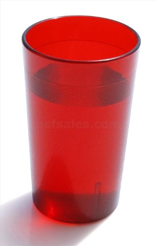 New Star Foodservice 46403 Tumbler Beverage Cup, Stackable Cups, Break-Resistant Commercial Plastic, 16