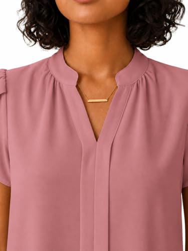 Image of Keiraa Women Blouse Half Sleeves Office Lady Shirt Women Tops