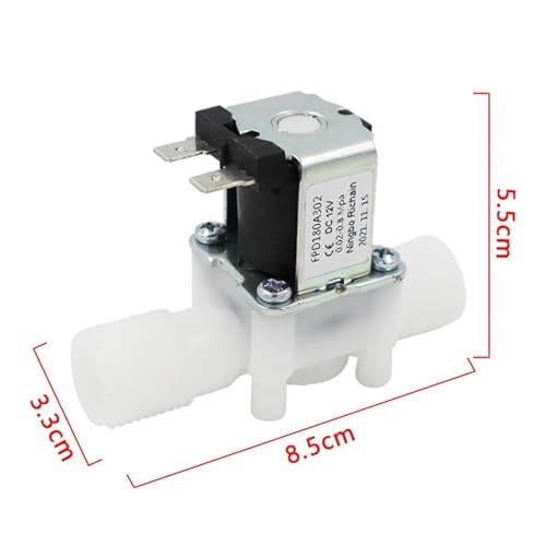 Contrôleur de vanne d'eau AC 220V électrovanne filetée mâle normalement ouverte - 6