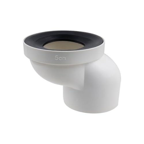Savagrow Full Flush Offset Toilet Flange 5cm Toilet Flange Offset Hose Connector Toilet Change Place Extension