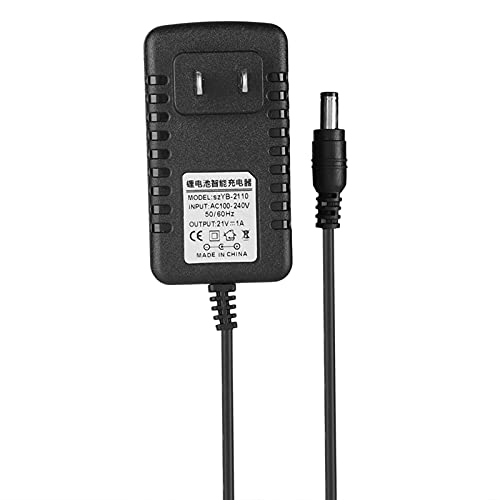 21v Lithium Battery Charger with a 21 Volt Output 18v Wall Supply 4.0ah rcqx202000926 ion String Trimmer Tool 1amp 2.0ah highenergy Adapter jpowtech adedad 20v lithiumion pl10w (US Plug)