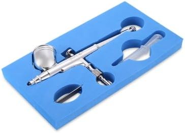 ELEPHANTBOAT® Spirit Air BT -130 0.2 mm Dual Action Airbrush Paint Spray Gun Kit (Silver)