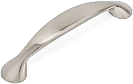 Cosmas 10 Pack 5795SN Satin Nickel Cabinet Hardware Handle Pull - 3-3/4" (96mm) Hole Centers