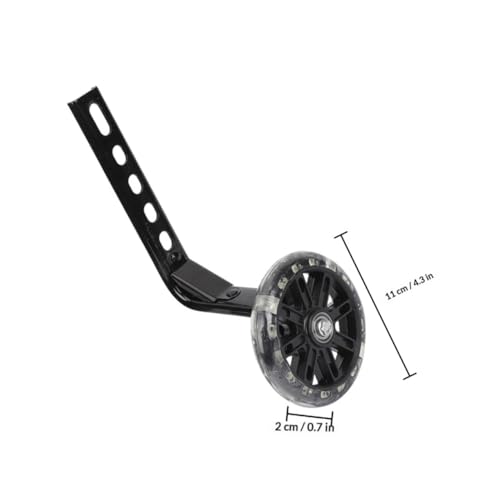 Ruedas de Entrenamiento para Bicicleta minkissy de 12 a 20 pulgadas con Estabilizadores Resistente al Desgaste y con Luces, 2 piezas miniatura 2