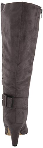 Bella Vita Women's Troy Ii Plus Dress Wide Calf Boot Knee High, Grey Super Suede, 12 W Us #TOP2