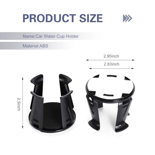 Adaptador portavasos para carro Teybouk 2 piezas miniatura 2