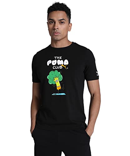 Image of Puma Men's Cotton Regular Fit T-Shirt