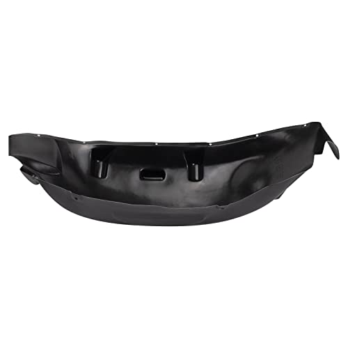 Image of TRQ Rear Passenger Side Quarter Panel Splash Shield Black Compatible with 2007-2017 Jeep Wrangler 2018 Wrangler JK CH1763100