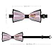 Zkojip Pansexual Pride LGBTQ Bow Ties for Men Adjustable Pre-Tied Business Necktie Fashion Neckties For Parties Holiday