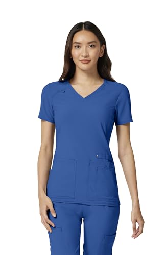 Tunique Cherokee Iflex col V femme royal, XXS