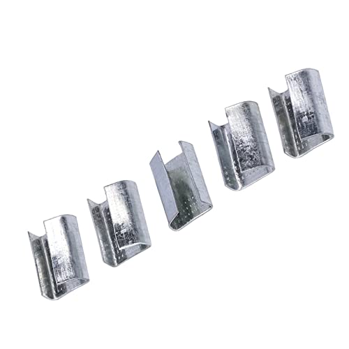 Metal Strapping Buckle, Galvanized Steel Packaging Open Seals for 16mm PET Strap, Strapping Buckle for 16mm Strap