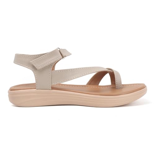 Image of Vendoz Women Stylish Slippers Wedges I Flat Slip on Sandals I Stylish and Casual for Everyday use I Comfortable & Lightweight for Girls & Ladies