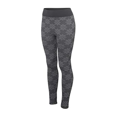 Terramar Women's Fleece Lined Snowflake Leggings Cover