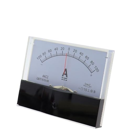 Voltmetri 1 pz 44C2 /75mv Amperometro Misuratore Pannello Analogico AMP Misuratore di Corrente 50A -0-50A Amperometro 3A 5A 10A 20A 30A 50A 100A 200A 300A 500A(200A -0-200A)