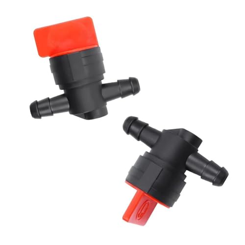 Robinet d'arrêt d'essence droit 1/4 durable avec colliers de fixation haute pression