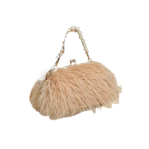 Sac à bandoulière en plumes Sac à Plume sac main polyvalent de fête