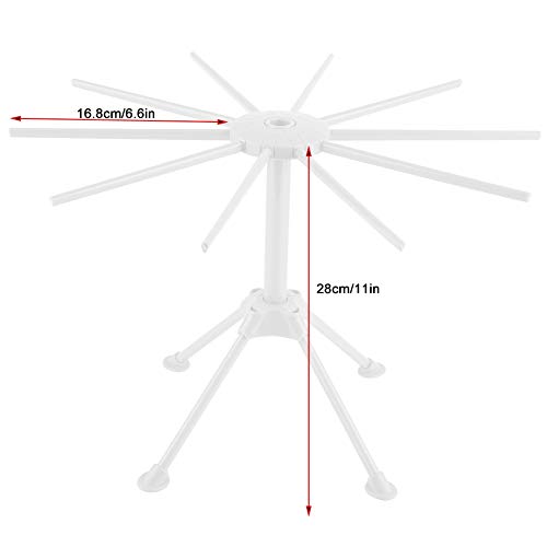 Eatbuy Noodle Drying Rack-Noodle Spaghetti Pasta Drying Rack Stand Dryer Foldable Kitchen Tool(White) - Image 2