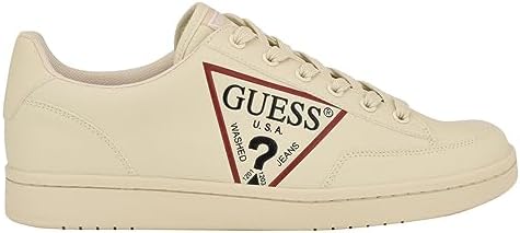 Guess Men's LUANDO Sneaker, Ivory 150, 11.5 | Image 1