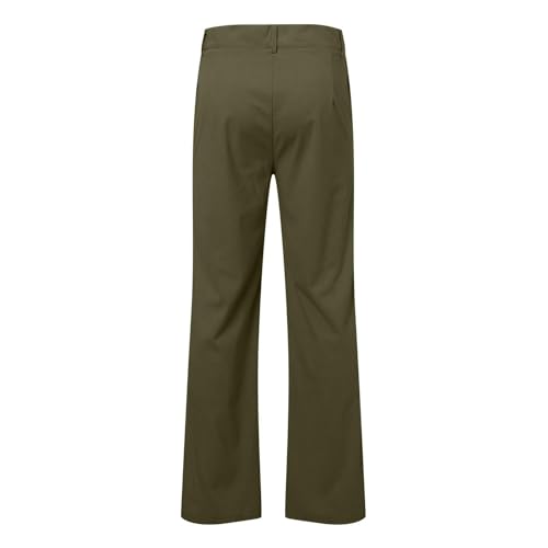 Men's Corduroy Bell Bottom Pants Vintage Relaxed Fit Stretch Trousers Button Down Classic Regular Fit3