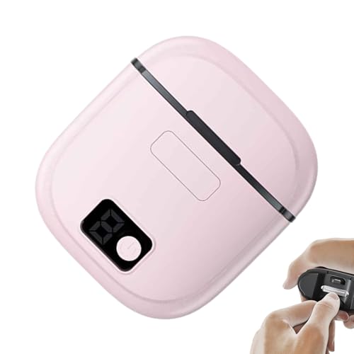 Coupe-ongles électrique rechargeable 3 vitesses avec lampe LED intégrée