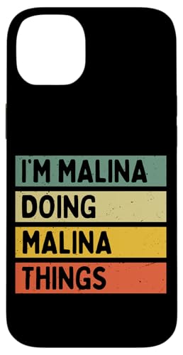 I'm Malina Doing Malina Things �ʔ������� �X�}�z�P�[�X iPhone 14 Plus �p