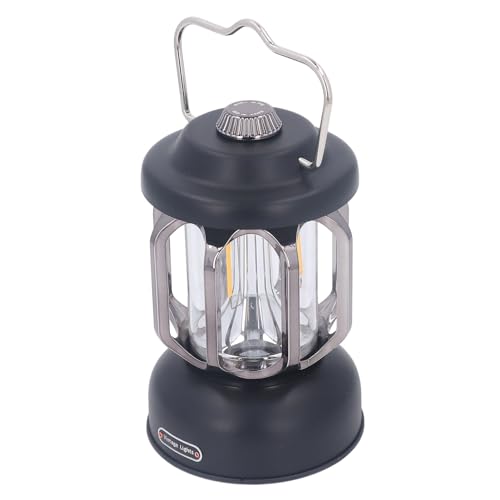 Led Led Vintage Camp Camp Adjustable Brightness for Chimney (Black)