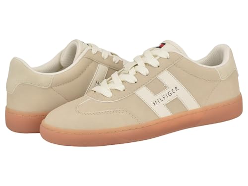 Tommy Hilfiger Maisie - Tenis para mujer, Gris,claro, 35.5 EU