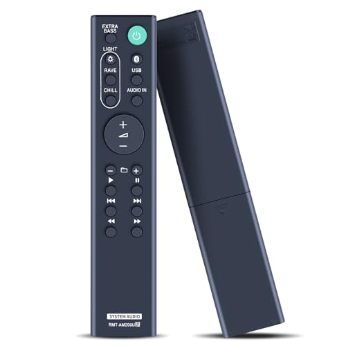 GOUYESHO Ersatz Fernbedienung RMT-AM200U für Sony Speaker System GTK-XB7 GTKXB7 RMTAM200U