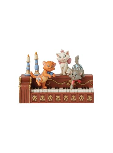 Disney Traditions Aristocats Kittens Piano Figurine