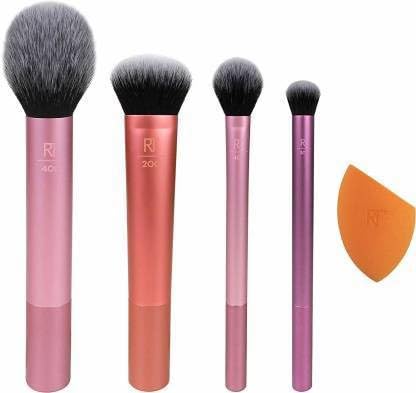 Wadhwa Enterprises Celebrity Makeup Brush for Womens and Girls|real tech New 4 brush + 1 Puff Combo Wadhwa Enterprises Celebrity Makeup Brush for Womens and Girls|real tech New 4 brush + 1 Puff Combo