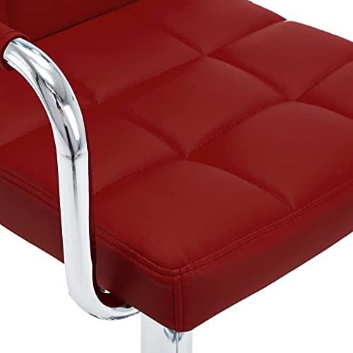Tabourets de bar réglables hauteur lot de 2 avec dossier et repose-pieds