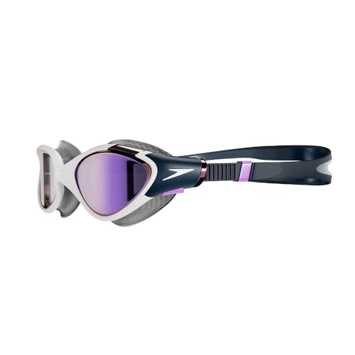 Speedo Damen Biofuse 2.0 verspiegelte Schwimmbrille | Design für Damen | Patentierter Verstellmechanismus | Anti-Beschlag | Wasserdicht… – Ansicht 3