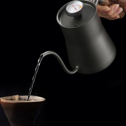 Hervidor de agua de goteo de acero inoxidable con diseño elegante para té 5