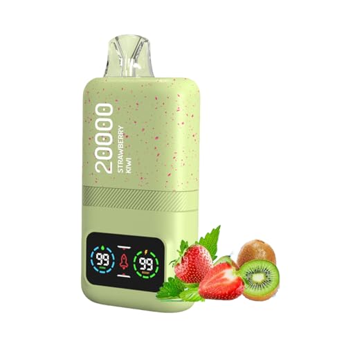 【20000回吸引可能】使い捨て電子タバコvape ベイプ デュアルモード調整可能 バッテリー&リキッド残量表示 600mah Type-C充電可能本体 LEDディスプレイ搭載 爆煙スターターキット 持ち運び 水蒸気タバコ 禁煙 ニコチン タール無し (ス