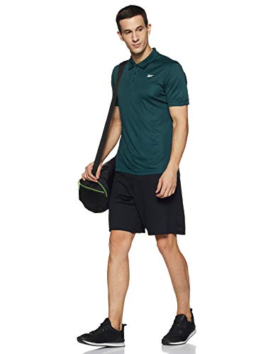 Image of Reebok Men's Solid Slim Fit Polo