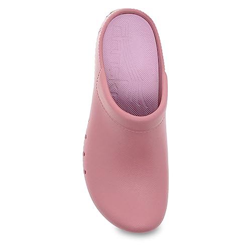 Dansko Kane Slip-On Mule Clog For Women – Lightweight Cushioned Comfort And Removable Eva Footbed With Arch Support – Easy Clean Uppers Kane Rose 9.5-10 M Us #TOP2