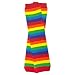 juDanzy NEWBORN Rainbow Stripe baby girl or boy leg warmers - up to 15 pounds