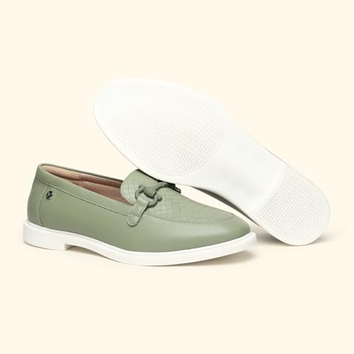 Image of YOHO Bliss Loafers for Women | Comfortable & Stylish Bellies | Fashion Moccasins with Footpharma Footbed | Slip-on for Casual & Formal Wear | 002