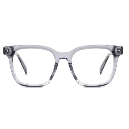 Image of Cyxus Women Acetate Frame Blue Light Blocking Glasses Men Computer Eyewear for Eye Strain Relief & Anti-Migraine