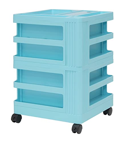 Image of SDSTA Kubx Pro Mobile Rotating 4-Sided Storage Organizer with Multiple Compartments