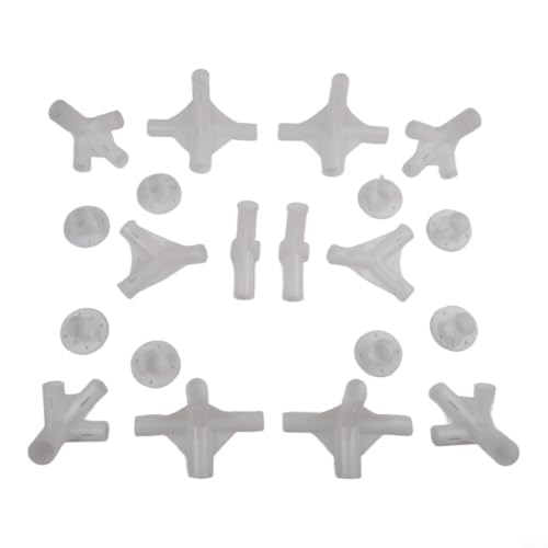 Zorsculpt Gazebo Tent Replacement Connector Kit for 25Mm&19Mm Pipes(20pcs)